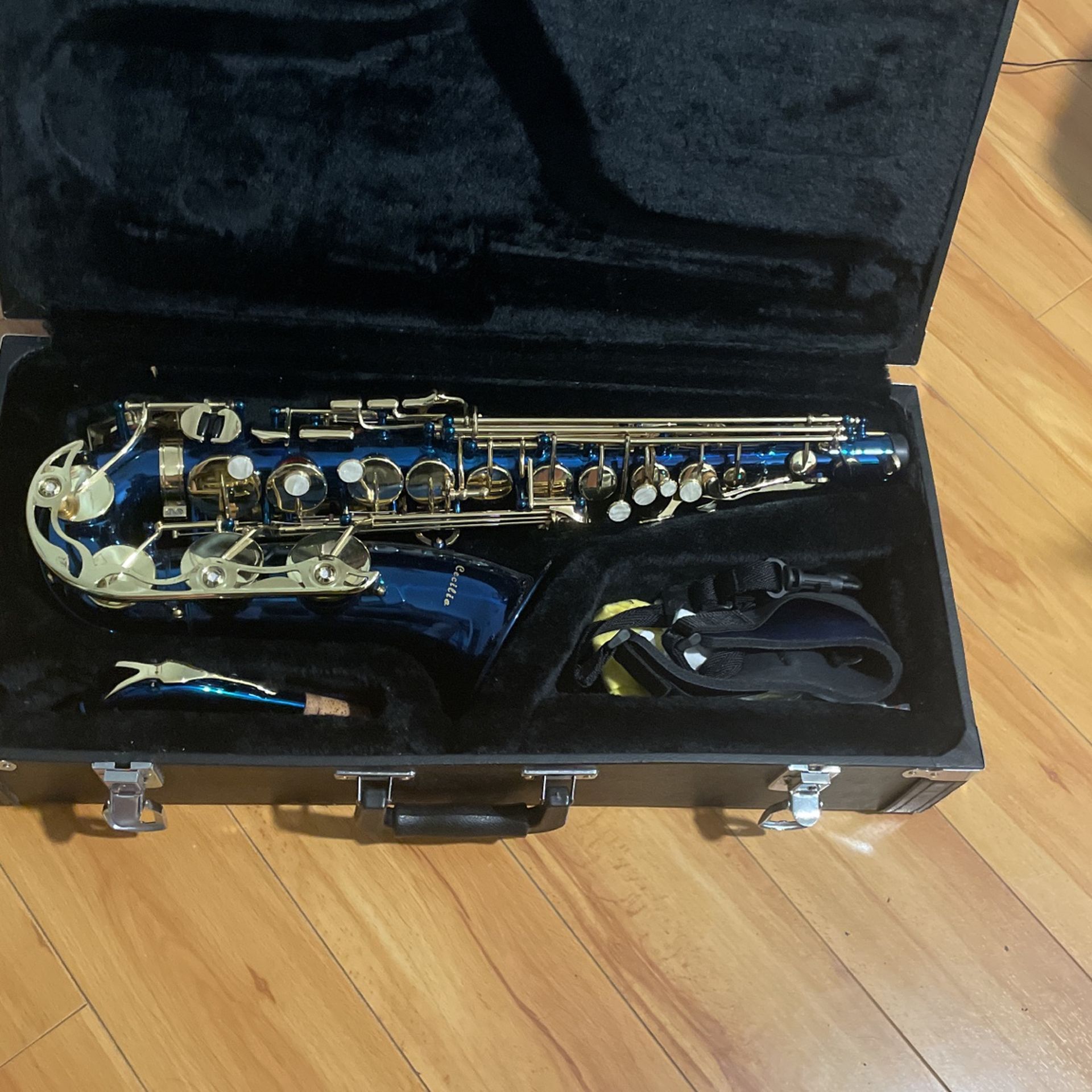 Blue Cecilia Saxophone