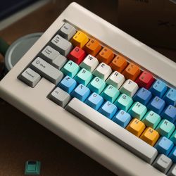 100% New Rainbow Mechanical Keyboard Keycaps – FBB Retro