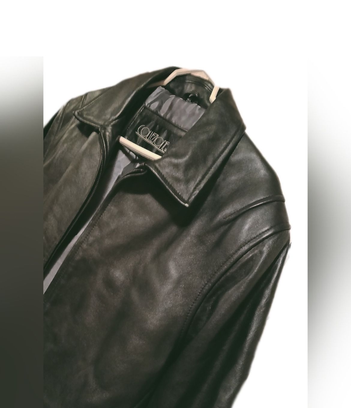 Collezione SA men's real leather jacket in nearly perfect condition Size: Large