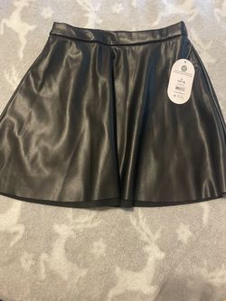 Girls Pleather Skirt 