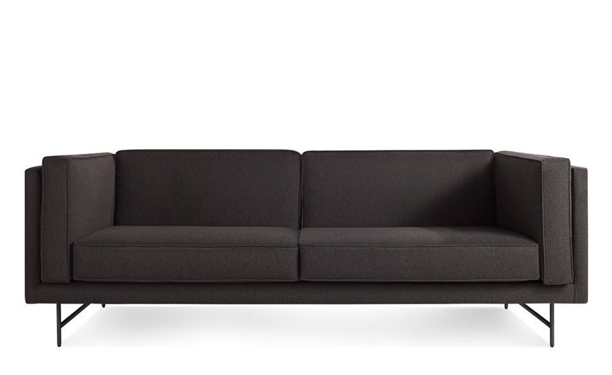 Designer furniture! Blue Dot Design and Manufacturing 80" sofa Lava/Metal
