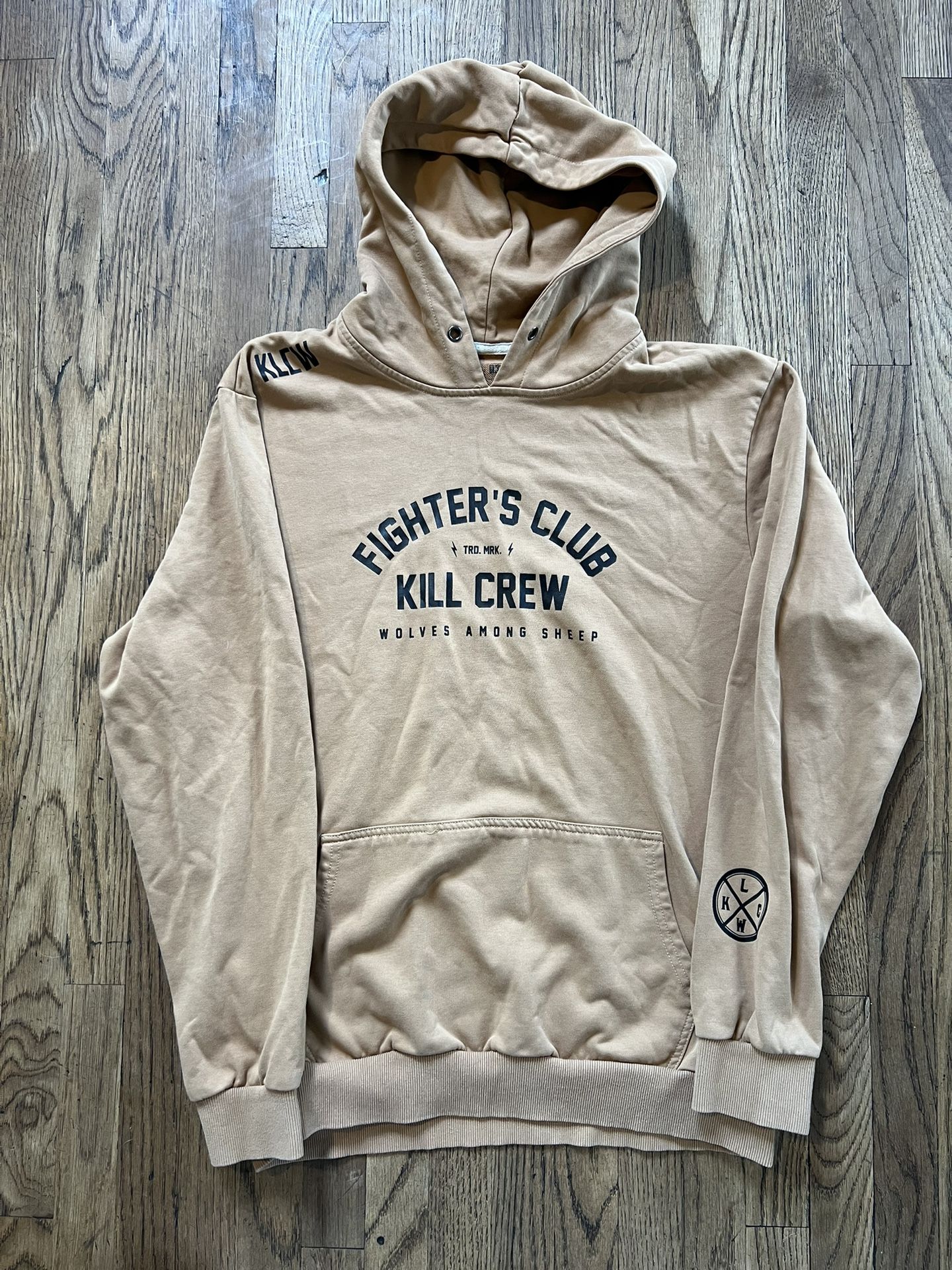 FIGHTER'S CLUB HOODIE - SAND