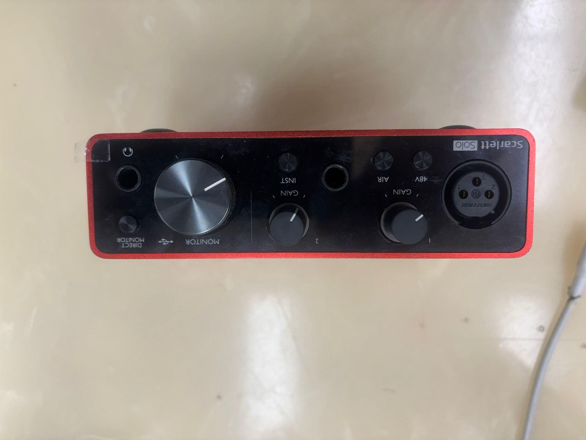 Focusrite Scarlett Solo 3rd Gen USB Audio Interface  With Headphones