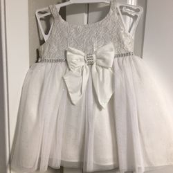 Baptism Dress White 6-9 Months