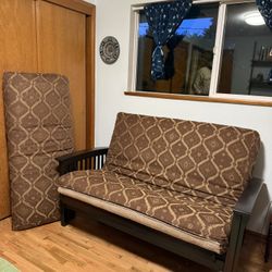 Futon Sofa Bed: Frame And Futon