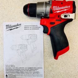 🔥 Milwaukee M12 Fuel 1/2” Hammer Drill/Driver