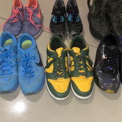 6 pairs Nikes- size 13