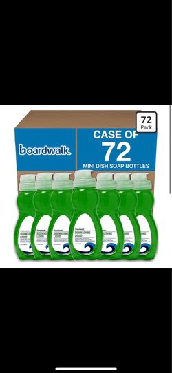 Boardwalk Dishwashing Soap, Fresh Scent, 3 fl Ounce Bottle, Case of 72 Bottles