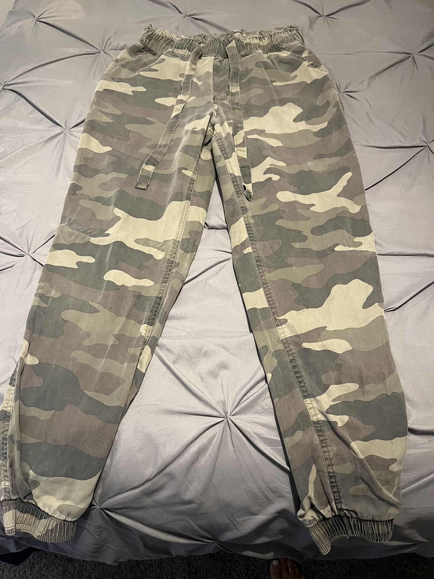 Womens Camo Joggers Pants