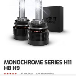 V LEDS Headlight Bulbs H11