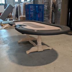 Upgrade your game with a high-quality, custom poker table