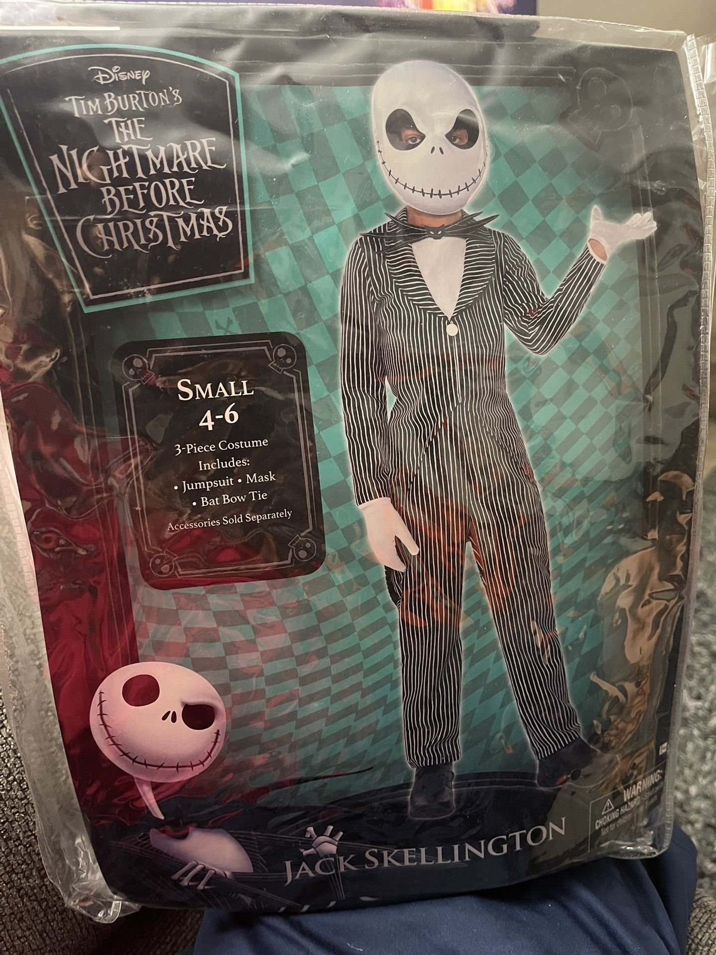 Disney Nightmare before Christmas Jack Skellington Kids Costume
