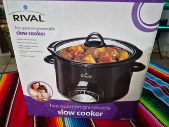 Rival Five-Quart Programmable Slow Cooker
