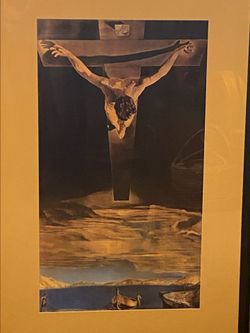 SALVADOR  DALI  FRAMED PRINT VINTAGE