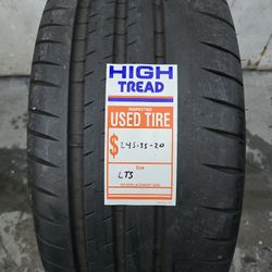 (1) 245 35 20 Michelin Tire 