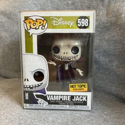 598 Vampire Jack Hottopic Exclusive Funko Pop The Nightmare Before Christmas 