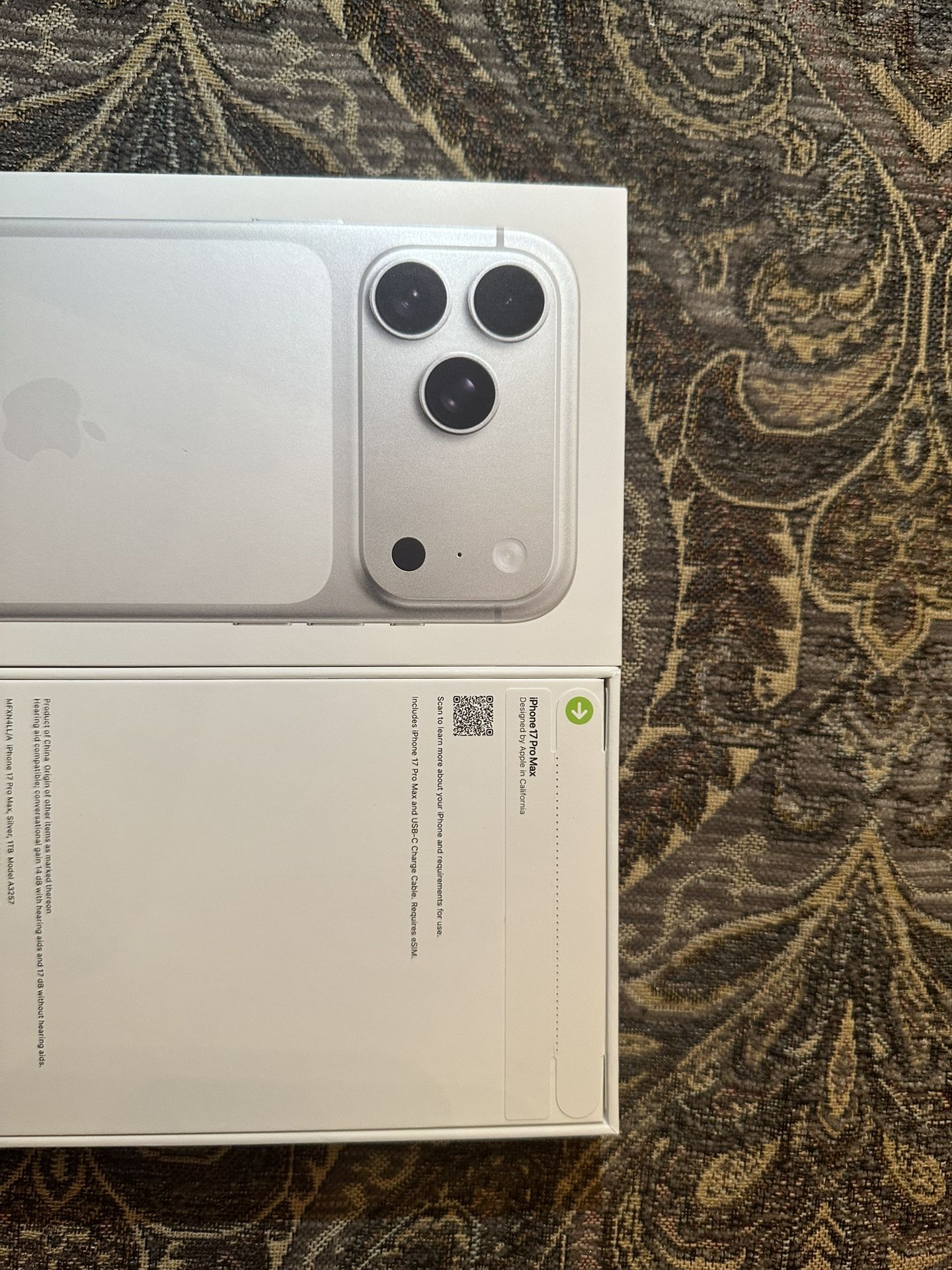 Apple iPhone 17 Pro Max 1TB Silver Unlocked I Can Deliver