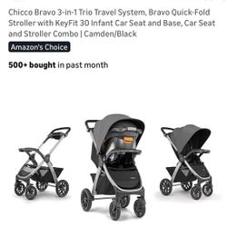 Folder Stroller 3 in 1 