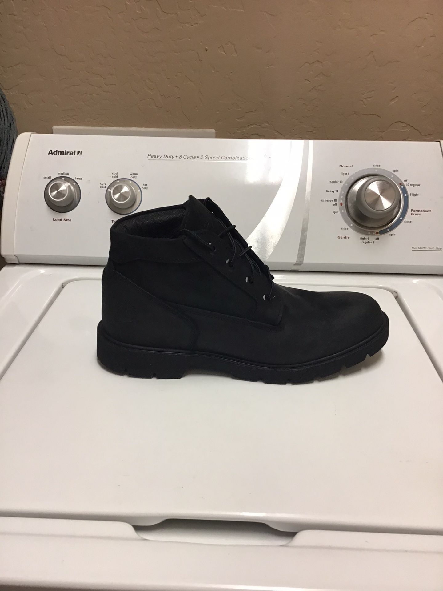 Mens Timberland Waterproof Chukka Boots, Size 11.5, Black, New
