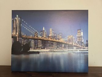 Brooklyn Bridge NYC Skyline Canvas Wall Art