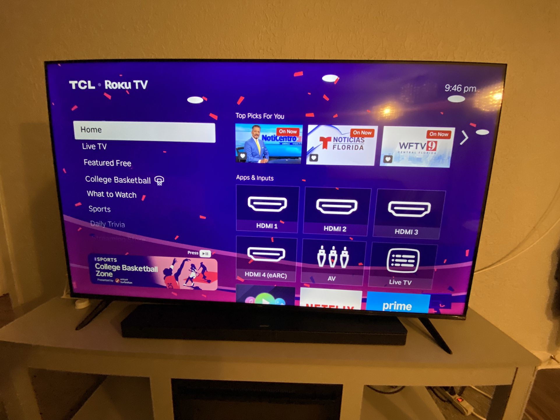 TCL 55’ Roku TV