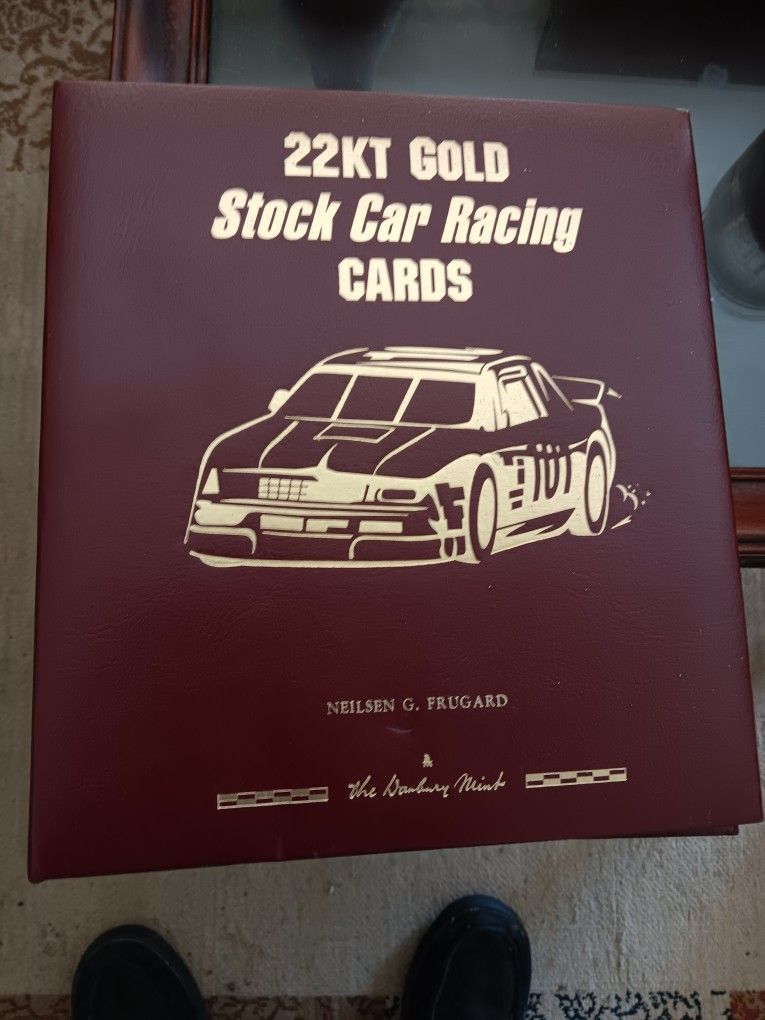 22 Carat Gold Stock Car Racing Cards