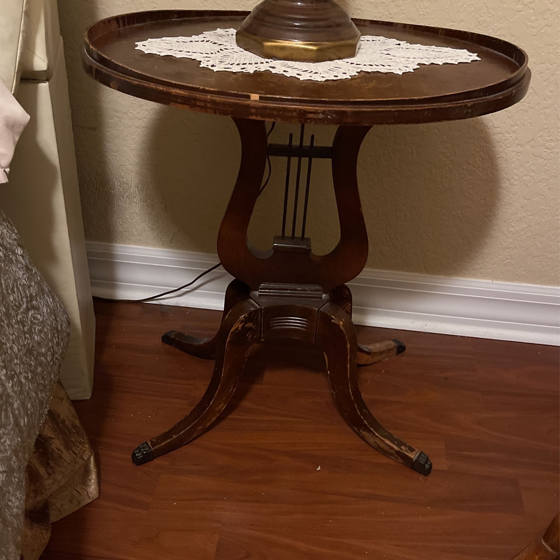 Vintage Violin Side Table