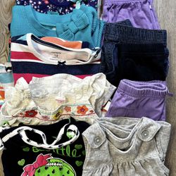 Girls Onesies Clothes 38 Pieces - Newborn - 2T 
