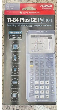 Texas Instruments TI-84 Plus CE Python Color Graphing Calculator - NEW!