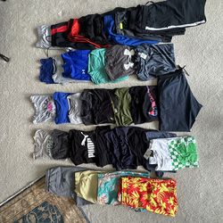 Men’s size L Nike, Under Armor, Addidas, Puma, Onia and more
