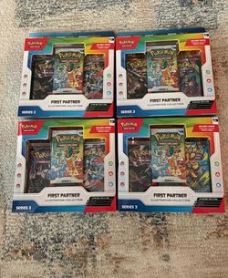 Pokémon TCG First Partner Illustration Collection Series 3 – Sealed Box