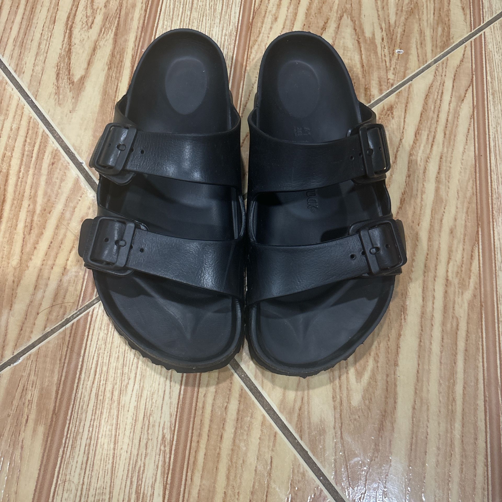 Black Birkenstock Slides Size 41