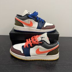 Jordan 1 Low MMD Multi Color Grid (GS)