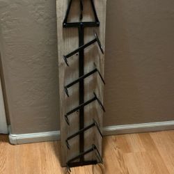 Rustic Wine Bottle Rack