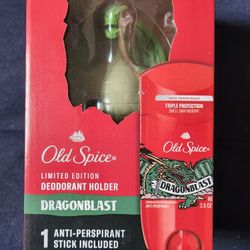 NEW OLD SPICE FIGURINE AND DEODORANT 