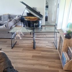 Glass Desk