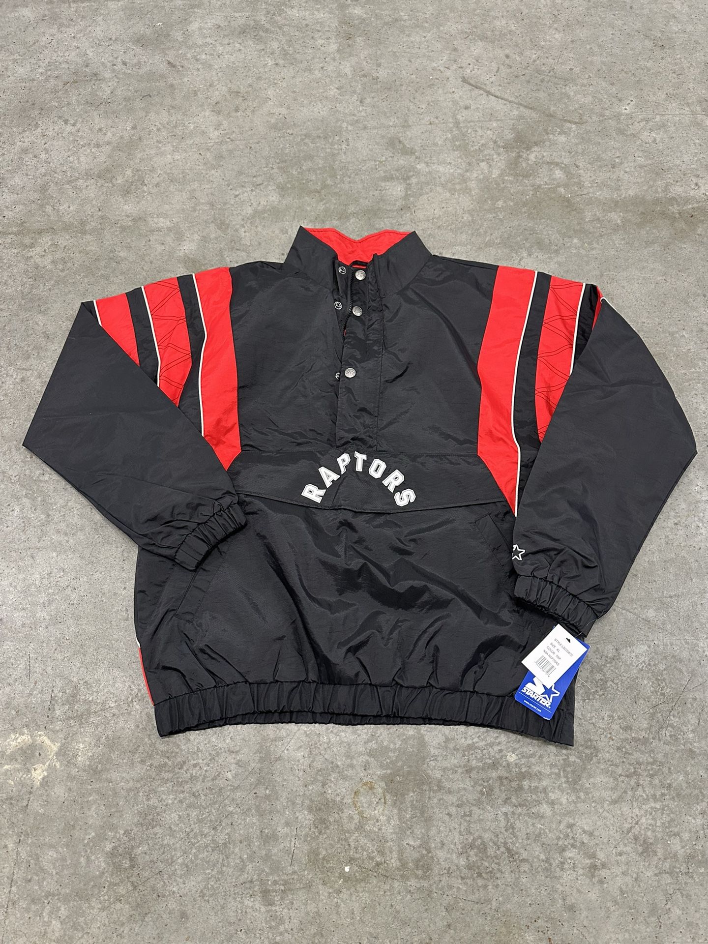 Toronto Raptors Starter Jacket - Black - Men’s Size XL