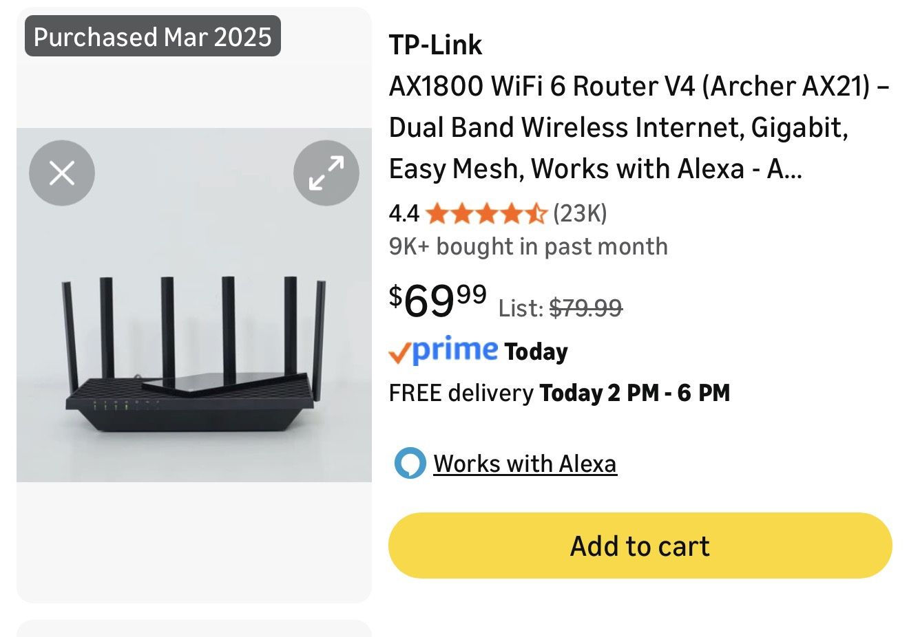 Ax1800 WiFi Router