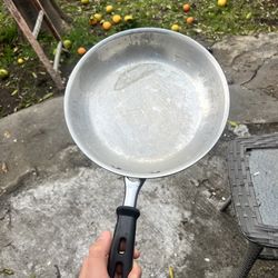 Stainless steel frying pan