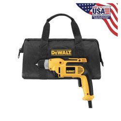 DEWALT 3/8-in Corded Drill (Soft Bag included)