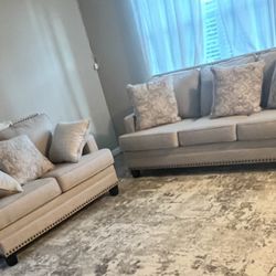 Ashley Sofa And Love Seat 