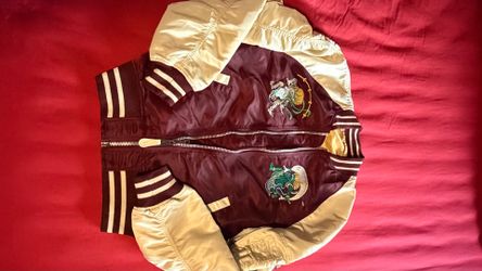 Means Alpha Industries bomber jacket