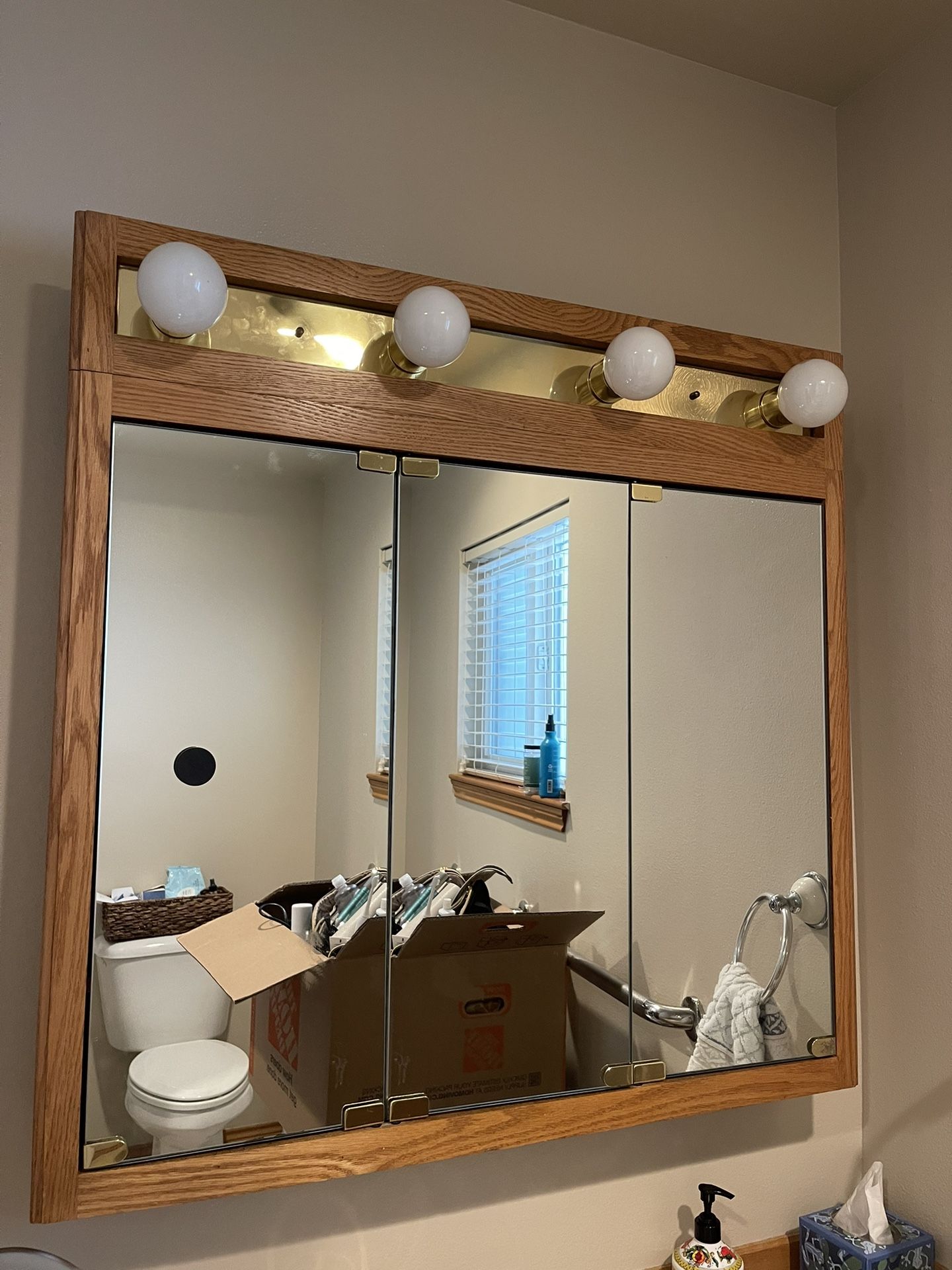 Wood Vanity Medicine cabinet