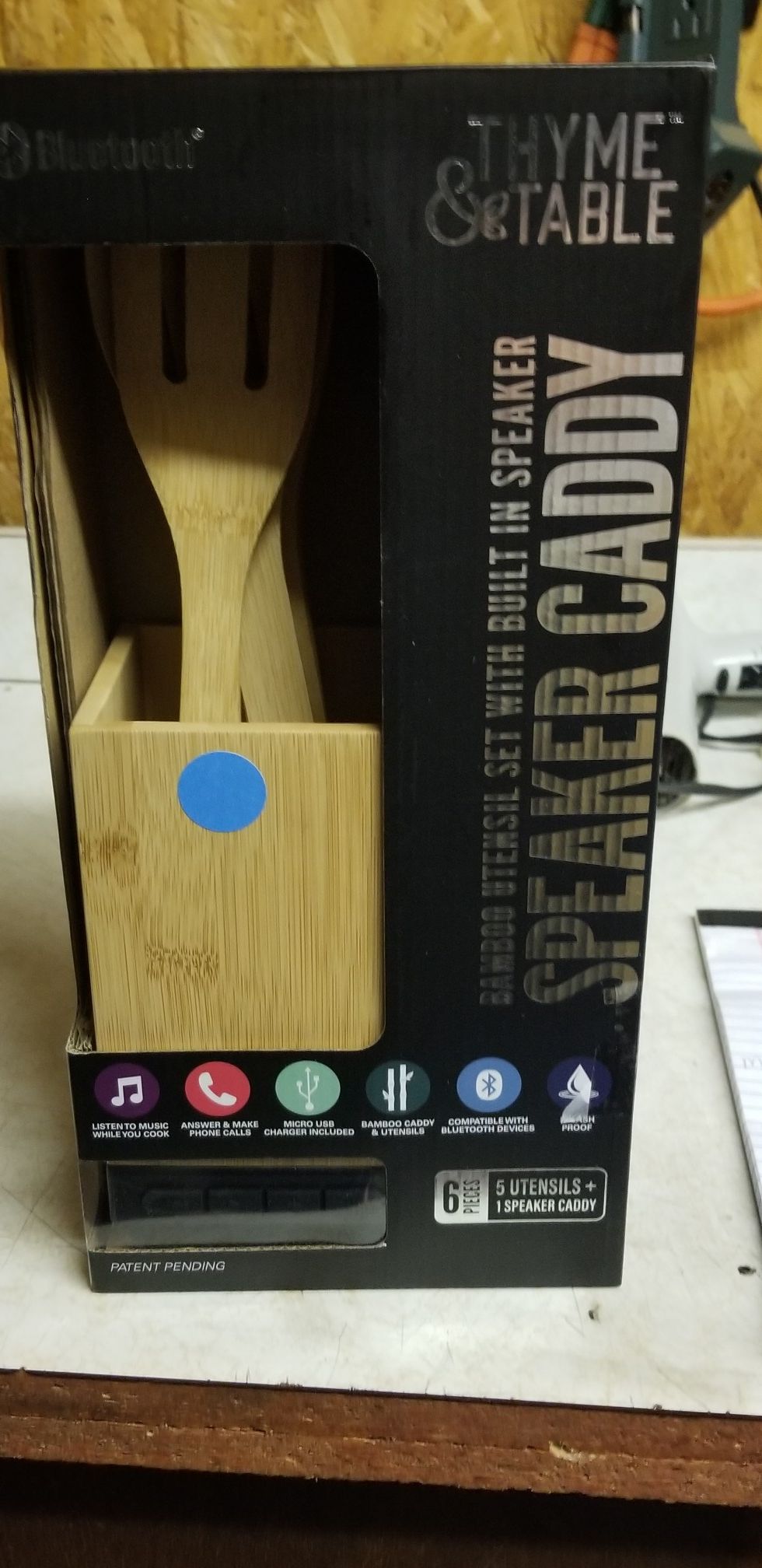 Thyme and table bluetooth speaker caddy. New in box
