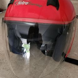 Large motorcycle helmet, $10.