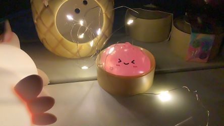 Pink dumpling