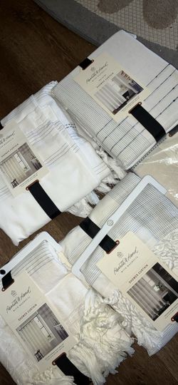 Hearth and Hand shower curtains
