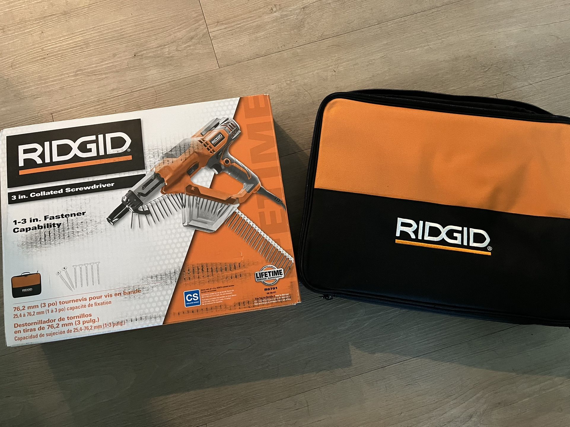 New Rigid Collated  Screwdriver With Case