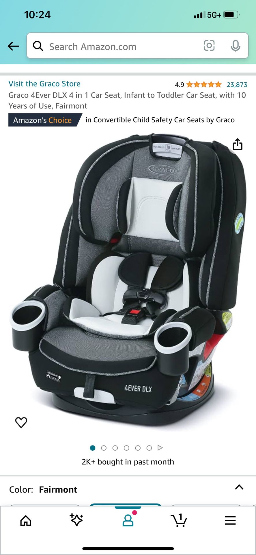 Graco 4Ever DLX Car Seat BRAND NEW IN BOX-$239