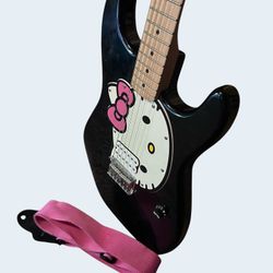 2006 Squier Hello Kitty Stratocaster Affinity Series (Black)